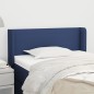 Testiera ad Orecchio Blu 103x16x78/88cm in Tessuto Testiera ad Orecchio Blu 103x16x78/88cm in Tessuto