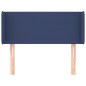 Testiera ad Orecchio Blu 103x16x78/88cm in Tessuto Testiera ad Orecchio Blu 103x16x78/88cm in Tessuto