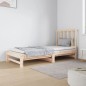 Dormeuse Estraibile 2x(90x190) cm Legno Massello di Pino Dormeuse Estraibile 2x(90x190) cm Legno Massello di Pino