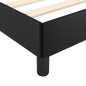 Giroletto con Testiera Nero 120x200 cm in Similpelle Giroletto con Testiera Nero 120x200 cm in Similpelle