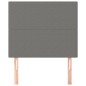 Testiere 2 pz Grigio Scuro 100x5x78/88 cm in Tessuto Testiere 2 pz Grigio Scuro 100x5x78/88 cm in Tessuto