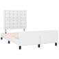 Giroletto con Testiera Bianco 120x200 cm in Similpelle Giroletto con Testiera Bianco 120x200 cm in Similpelle