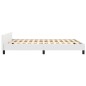 Giroletto con Testiera Bianco 140x190 cm in Similpelle Giroletto con Testiera Bianco 140x190 cm in Similpelle