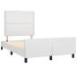 Giroletto con Testiera Bianco 120x200 cm in Similpelle Giroletto con Testiera Bianco 120x200 cm in Similpelle