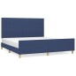 Giroletto con Testiera Blu 180x200 cm in Tessuto Giroletto con Testiera Blu 180x200 cm in Tessuto