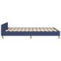 Giroletto con Testiera Blu 120x200 cm in Tessuto Giroletto con Testiera Blu 120x200 cm in Tessuto