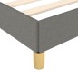 vidaXL Giroletto senza Materasso Grigio Scuro 180x200 cm Tessuto vidaXL Giroletto senza Materasso Grigio Scuro 180x200 cm Tessuto