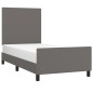 Giroletto con Testiera Crema 100x200 cm in Similpelle Giroletto con Testiera Crema 100x200 cm in Similpelle