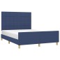 Giroletto con Testiera Blu 140x200 cm in Tessuto Giroletto con Testiera Blu 140x200 cm in Tessuto