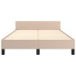 Giroletto con Testiera Cappuccino 120x200 cm in Similpelle Giroletto con Testiera Cappuccino 120x200 cm in Similpelle