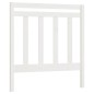 Testiera per Letto Bianca 96x4x100 cm in Legno Massello di Pino Testiera per Letto Bianca 96x4x100 cm in Legno Massello di Pino