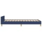 Giroletto con Testiera Blu 80x200 cm in Tessuto Giroletto con Testiera Blu 80x200 cm in Tessuto
