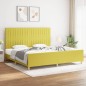 Giroletto con Testiera Verde 180x200 cm in Tessuto Giroletto con Testiera Verde 180x200 cm in Tessuto