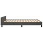 vidaXL Giroletto senza Materasso Grigio Scuro 140x200 cm Velluto vidaXL Giroletto senza Materasso Grigio Scuro 140x200 cm Velluto