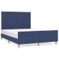 vidaXL Giroletto senza Materasso Blu 140x200 cm in Tessuto vidaXL Giroletto senza Materasso Blu 140x200 cm in Tessuto