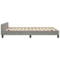 vidaXL Giroletto senza Materasso Grigio Chiaro 140x200 cm Velluto vidaXL Giroletto senza Materasso Grigio Chiaro 140x200 cm Velluto