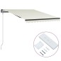 Tenda da Sole Retrattile Automatica 300x250 cm Crema Tenda da Sole Retrattile Automatica 300x250 cm Crema