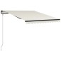 Tenda da Sole Retrattile Automatica 300x250 cm Crema Tenda da Sole Retrattile Automatica 300x250 cm Crema