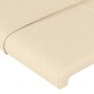 Giroletto con Testiera Crema 180x200 cm in Tessuto Giroletto con Testiera Crema 180x200 cm in Tessuto