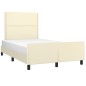 Giroletto con Testiera Crema 120x200 cm in Similpelle Giroletto con Testiera Crema 120x200 cm in Similpelle