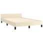 Giroletto con Testiera Crema 120x200 cm in Similpelle Giroletto con Testiera Crema 120x200 cm in Similpelle