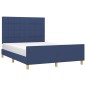 vidaXL Giroletto senza Materasso Blu 140x190 cm in Tessuto vidaXL Giroletto senza Materasso Blu 140x190 cm in Tessuto