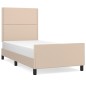 Giroletto con Testiera Cappuccino 100x200 cm in Similpelle Giroletto con Testiera Cappuccino 100x200 cm in Similpelle