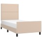 Giroletto con Testiera Cappuccino 100x200 cm in Similpelle Giroletto con Testiera Cappuccino 100x200 cm in Similpelle