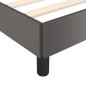 Giroletto con Testiera Grigio 200x200 cm in Similpelle Giroletto con Testiera Grigio 200x200 cm in Similpelle