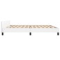 Giroletto con Testiera Bianco 200x200 cm in Similpelle