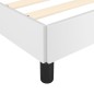 vidaXL Giroletto con Testiera Bianco 100x200 cm in Similpelle vidaXL Giroletto con Testiera Bianco 100x200 cm in Similpelle