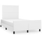 Giroletto con Testiera Bianco 120x200 cm in Similpelle Giroletto con Testiera Bianco 120x200 cm in Similpelle