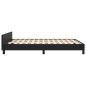 vidaXL Giroletto con Testiera Nero 140x190 cm in Similpelle