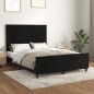 Giroletto con Testiera Nero 140x200 cm in Velluto Giroletto con Testiera Nero 140x200 cm in Velluto