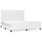 Giroletto con Testiera Bianco 180x200 cm in Similpelle Giroletto con Testiera Bianco 180x200 cm in Similpelle