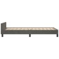 vidaXL Giroletto senza Materasso Grigio Scuro 90x190 cm Velluto vidaXL Giroletto senza Materasso Grigio Scuro 90x190 cm Velluto