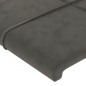 vidaXL Giroletto senza Materasso Grigio Scuro 90x190 cm Velluto vidaXL Giroletto senza Materasso Grigio Scuro 90x190 cm Velluto