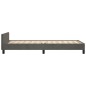 vidaXL Giroletto senza Materasso Grigio Scuro 90x190 cm Velluto vidaXL Giroletto senza Materasso Grigio Scuro 90x190 cm Velluto