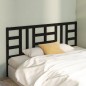 Testiera per Letto Nera 206x4x100 cm in Legno Massello di Pino Testiera per Letto Nera 206x4x100 cm in Legno Massello di Pino