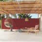 Tenda da Sole Laterale Retrattile per Patio 160x600 cm Rossa Tenda da Sole Laterale Retrattile per Patio 160x600 cm Rossa