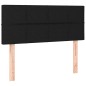 Giroletto a Molle con Materasso Nero 100x200 cm in Tessuto