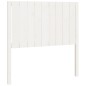 Testiera per Letto Bianca 95,5x4x100 cm Legno Massello di Pino Testiera per Letto Bianca 95,5x4x100 cm Legno Massello di Pino