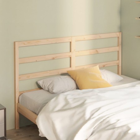Testiera Letto 156x4x100 cm in Legno Massello di Pino