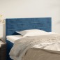 Testiera Blu Scuro 80x5x78/88 cm in Velluto Testiera Blu Scuro 80x5x78/88 cm in Velluto
