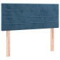 Testiera Blu Scuro 80x5x78/88 cm in Velluto Testiera Blu Scuro 80x5x78/88 cm in Velluto