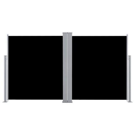 vidaXL Tenda da Sole Due Lati Retrattile per Patio 170x600 cm Nera