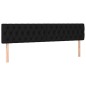 vidaXL Giroletto a Molle con Materasso Nero 200x200 cm in Tessuto