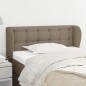Testiera ad Orecchio Tortora 103x23x78/88 cm in Tessuto Testiera ad Orecchio Tortora 103x23x78/88 cm in Tessuto