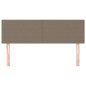 Testiere 2 pz Tortora 72x5x78/88 cm in Tessuto Testiere 2 pz Tortora 72x5x78/88 cm in Tessuto