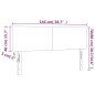 Testiere 2 pz Tortora 72x5x78/88 cm in Tessuto Testiere 2 pz Tortora 72x5x78/88 cm in Tessuto